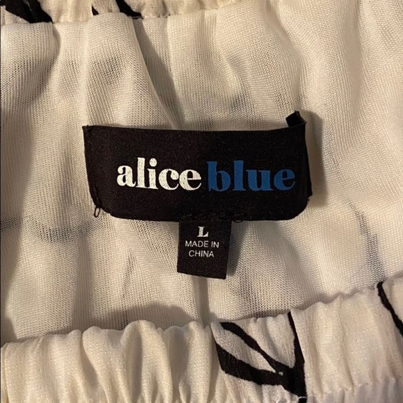 Alice blue - Long Black / Off White Skirt - LINING - Discounted Shipping! - Picture 4 of 7